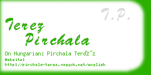 terez pirchala business card